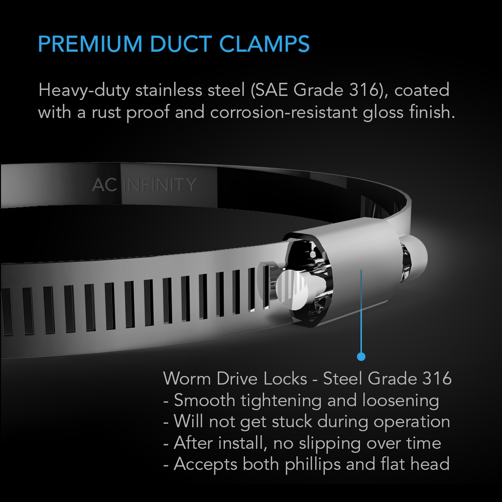 Premium Duct Clamps
