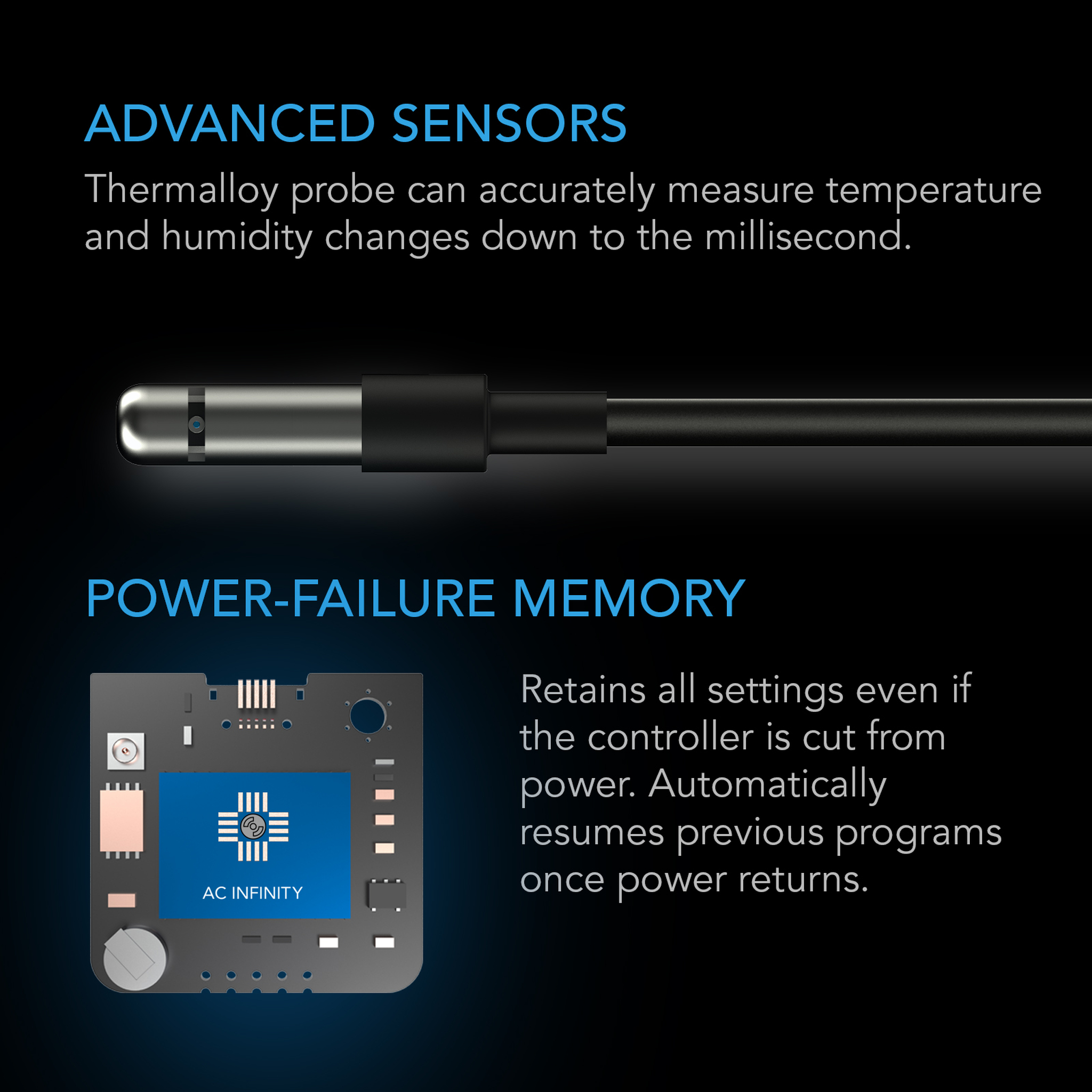 Advanced Sensors and Power-failure memory